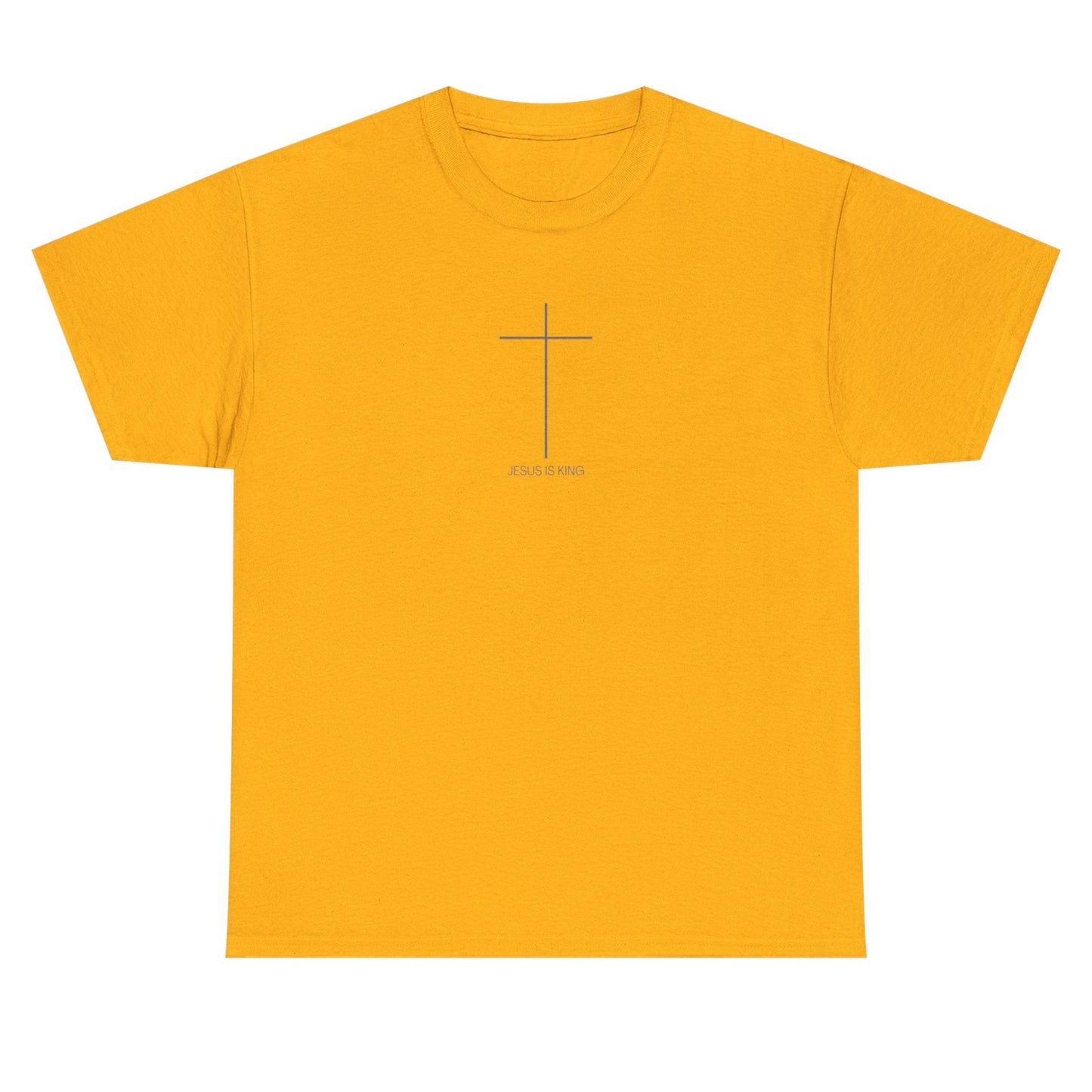 Christian Cross Minimalist Unisex T‑Shirt — Jesus IS King