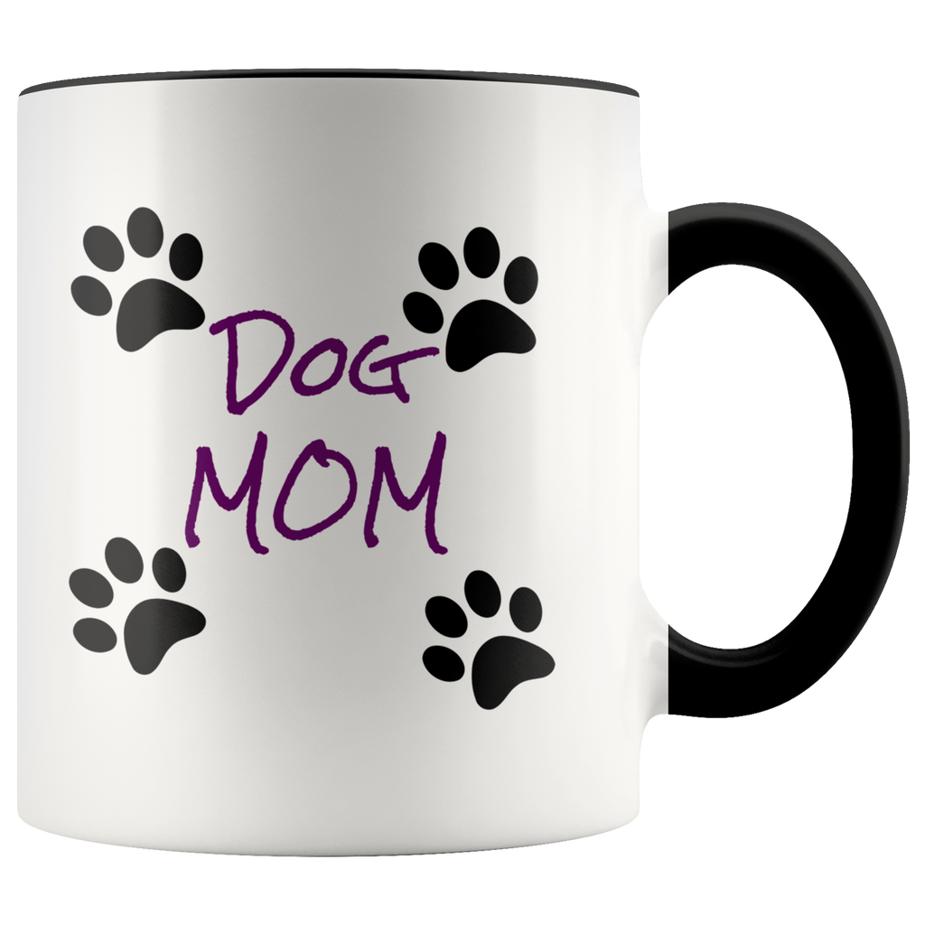 Dog Mom 11oz Ceramic Mug - Dishwasher and Microwave Safe