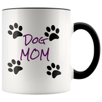 Dog Mom 11oz Ceramic Mug - Dishwasher and Microwave Safe