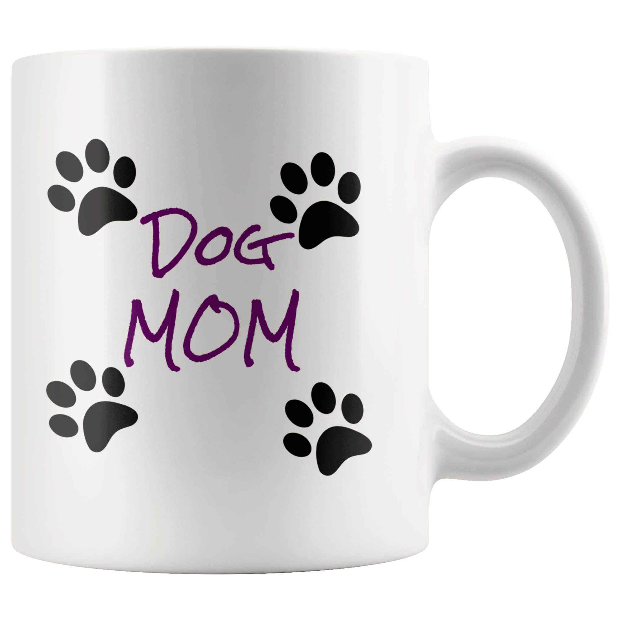 Dog Mom 11oz Ceramic Mug - Dishwasher and Microwave Safe