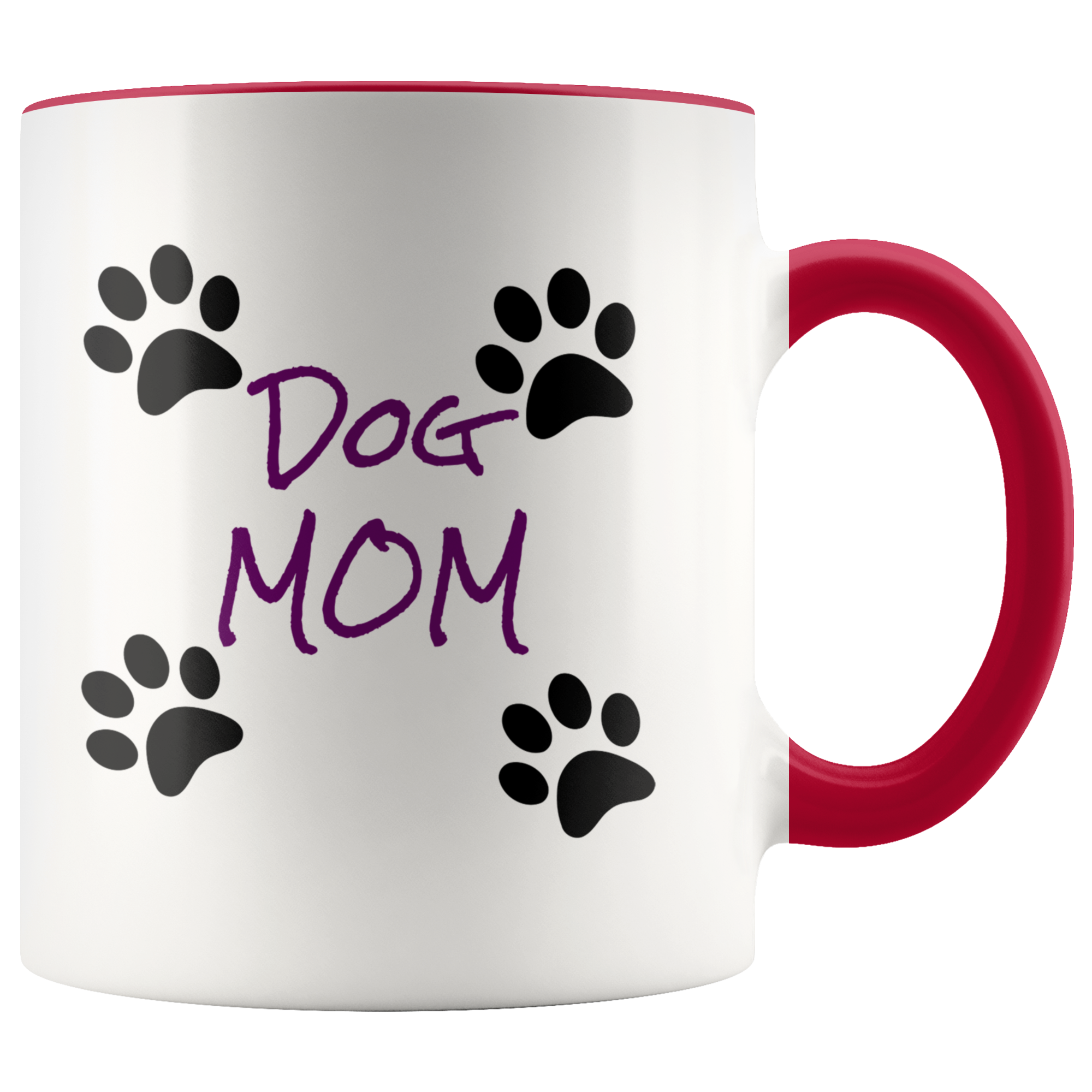 Dog Mom 11oz Ceramic Mug - Dishwasher and Microwave Safe