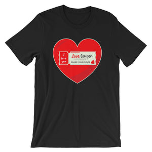 Heart Love Coupon Short-Sleeve Unisex T-Shirt