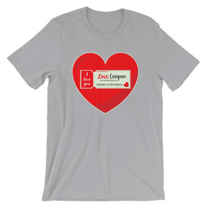 Heart Love Coupon Short-Sleeve Unisex T-Shirt