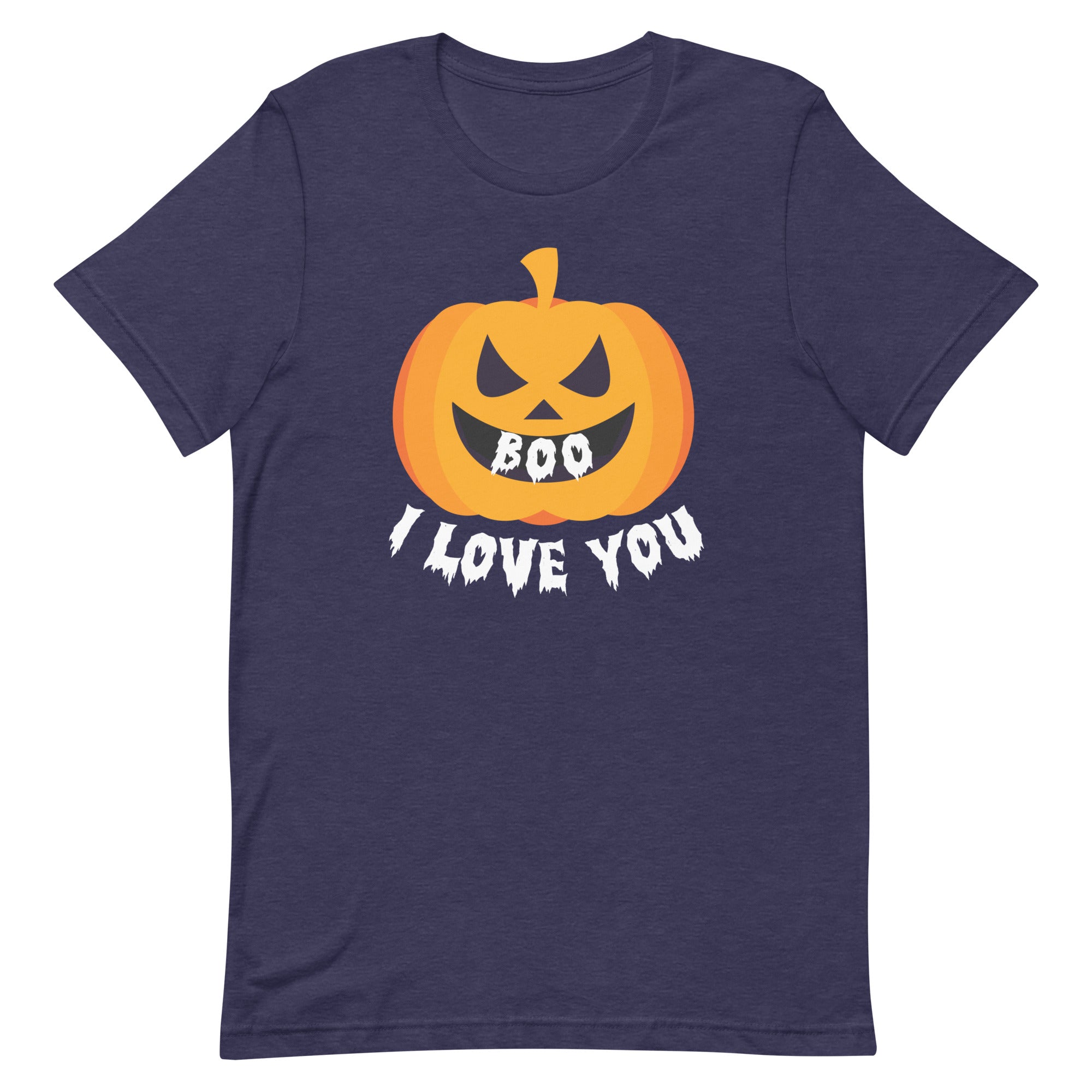Boo I Love You - Smiling Pumpkin - Halloween Unisex T-Shirt